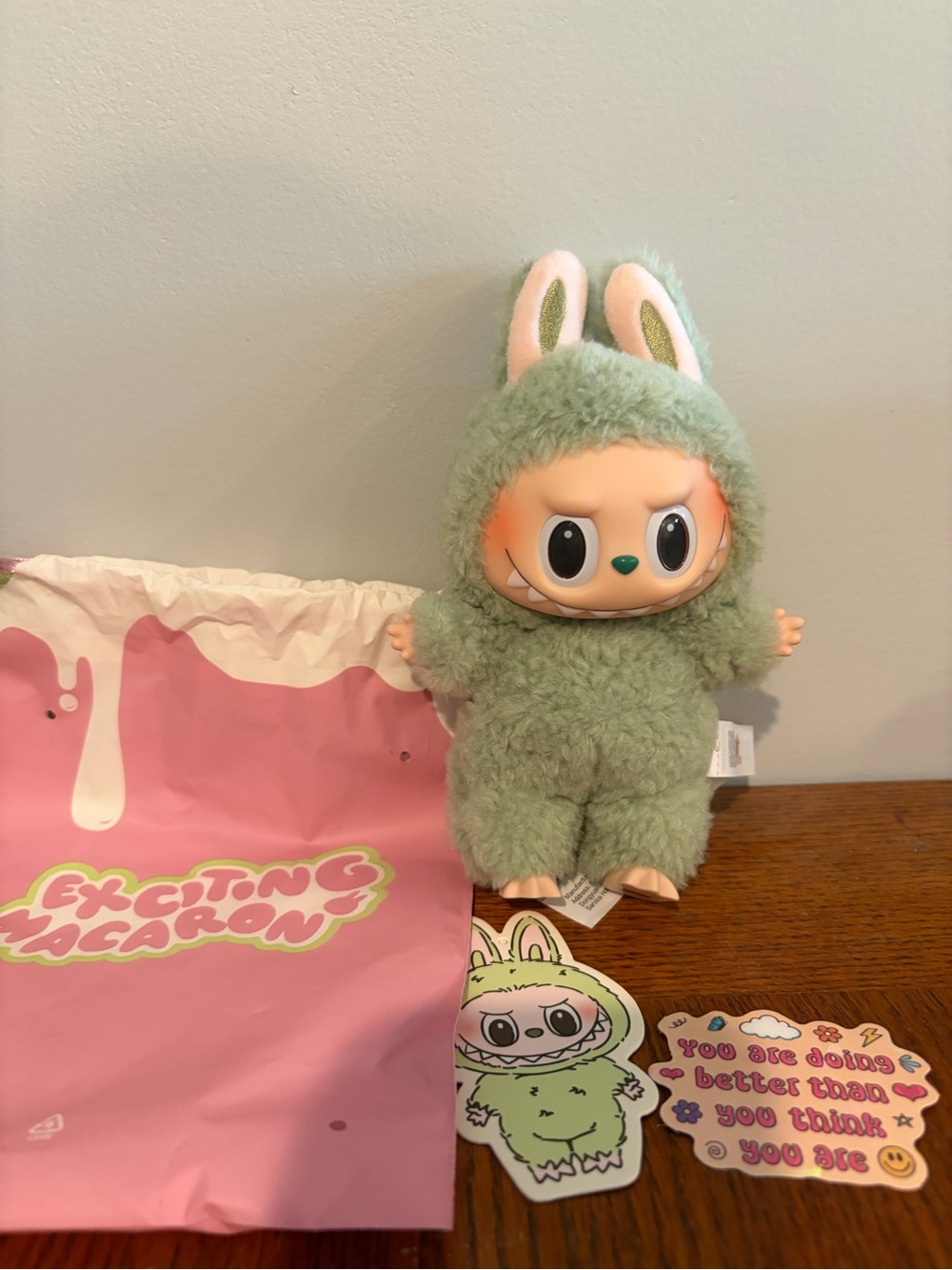 Pop Mart Monster Labubu Figure - Exciting Macaron New in bag